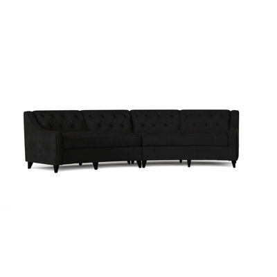Canapé modulaire de coin symétrique 147 po Charlotte
