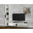 Sloane Asymmetrical Geometric White Entertainment Center-735741789