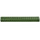 Trenza 1"x7-7/8" Glossy Ceramic Quarter Round Wall Tile Trim in Green
