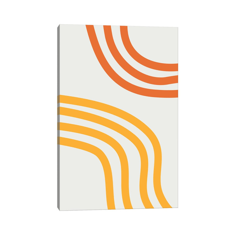 Linea V - Print on Canvas, 66.04 cm H x 45.72 cm W x 1.91 cm D, Wrapped Canvas
