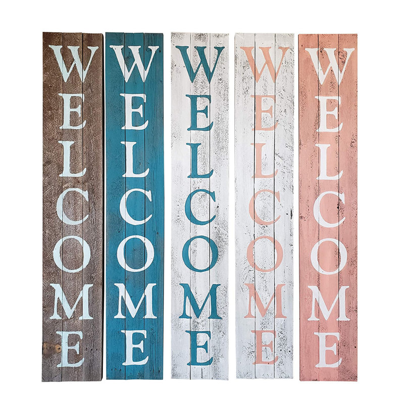 Handmade Farmhouse Wall Decor on Solid Wood, Teal