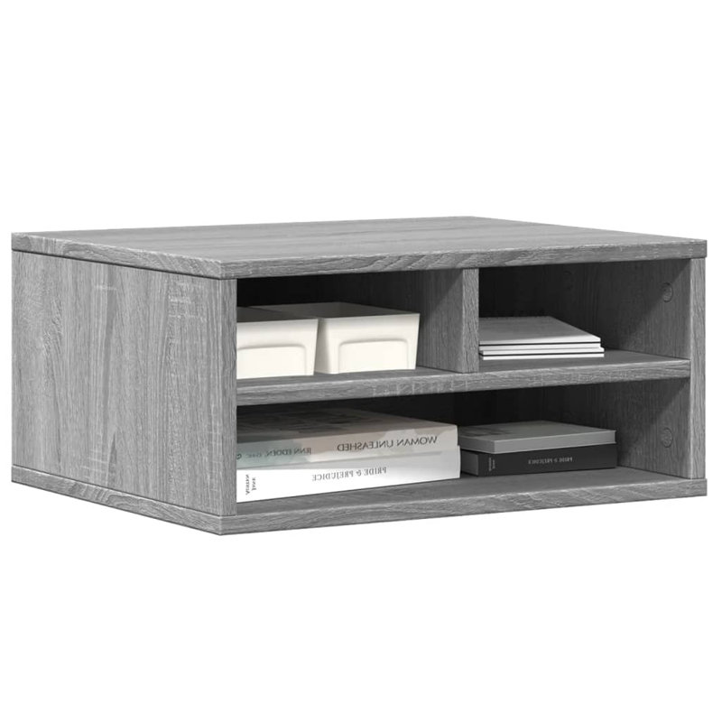 22.5cm H Printer Stand, 22.5cm H x 49cm W x 40cm D, Grey Sonoma