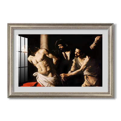 La Flagellation du Christ à la Colonne (Version de Rouen), 1606 - Caravage - Estampe encadrée sur mesure