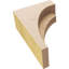 Bois de cèdre brut RiveraThane Corbel, apprêté brun clair Rivera-88290980