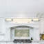 Lustre linéaire intégré 36 pouces à DEL - Luminaire suspendu moderne pour îlot de cuisine ou salle à manger-786183543