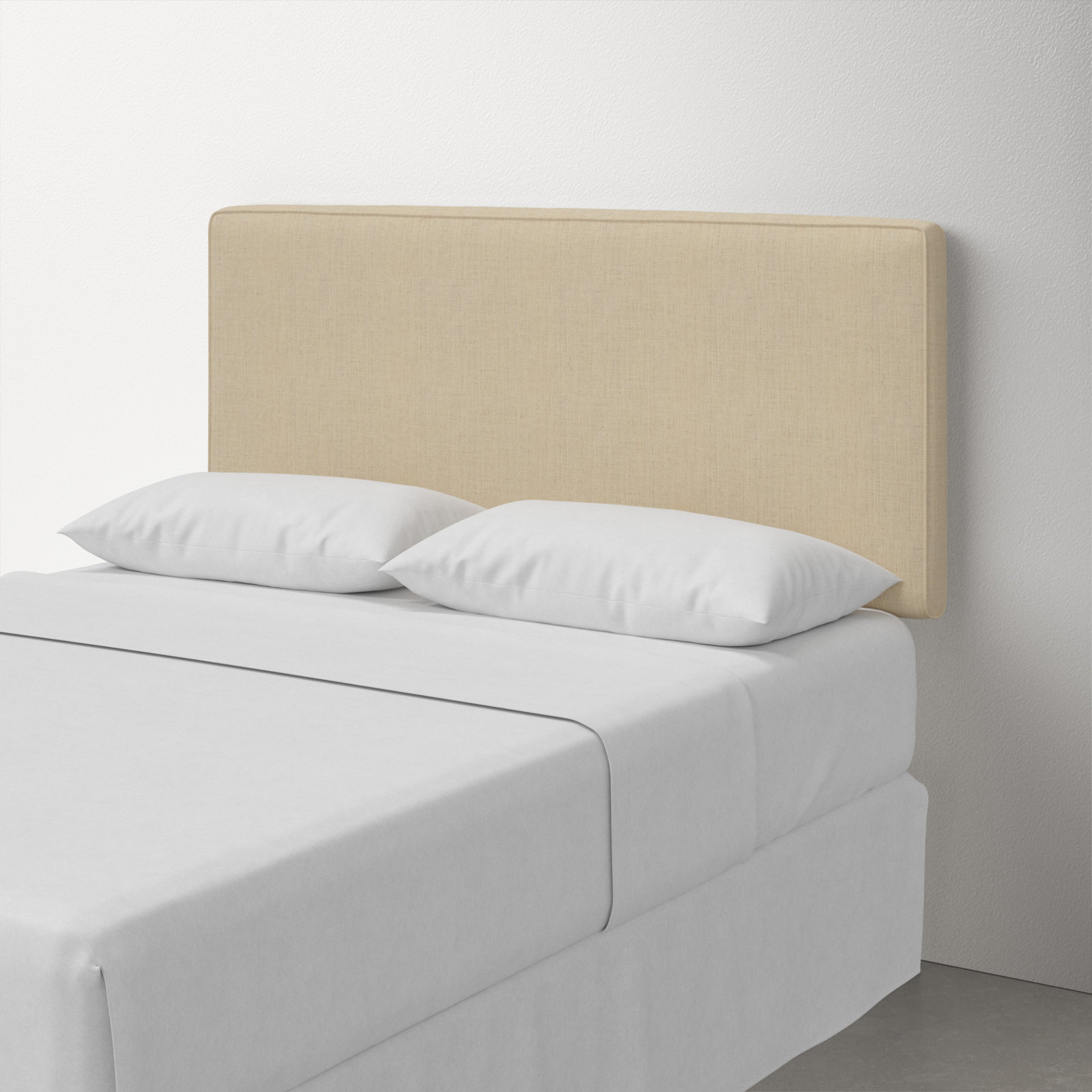 Marquise Upholstered Headboard, California King, Classic Linen Linen