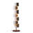 White + Nut-brown Iron Free form Floor Lamps