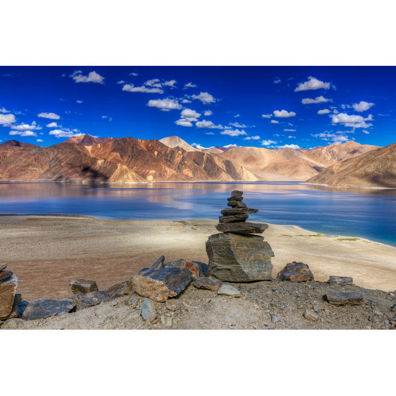 Pangong Tso Lake,Leh-Ladakh, India - Wrapped Canvas Print, 30cm H x 46cm W x 3.8cm D