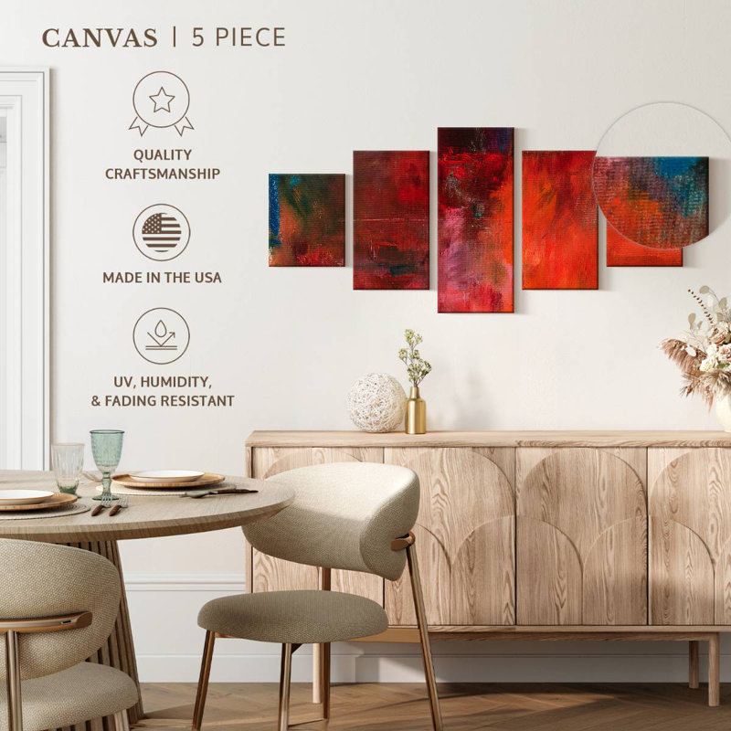 Couleurs de flammes Hajek, H 36 po x l 80 po