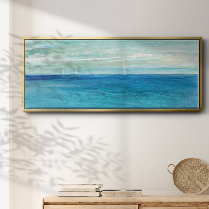 St. Maarten- Framed Canvas, 24" H x 60" W