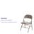 Oliverson Double Braced Metal Folding Chair-2038353933