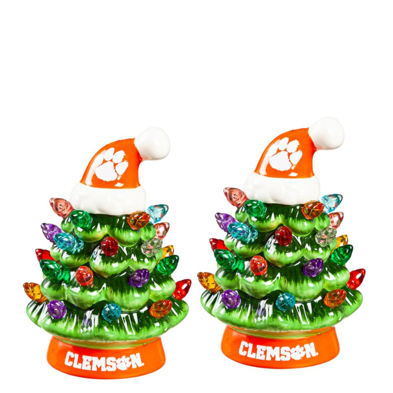 Mini arbre de Noël de table 4 po à DEL, Université Clemson