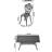 All-Weather 5 Cast Aluminum Dining Suite, Black Frame, Delicate Carving Motifs, Superior Resistance To Weather & Corrosion, Ergonomic Seating Feature, Slip Pad, Easy Assembly Mode Array, Graceful-958534460