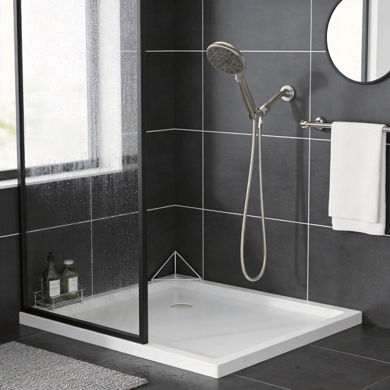 Système de douche complet multifonction, Nickel brossé