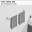 8-Pieces Brushed Nickel Bathroom Accessories Set, Stainless Steel Bathroom Hardware Set, Bath Towel Bar Set, Towel Racks For Bathroom Wall Mounted.-125225659