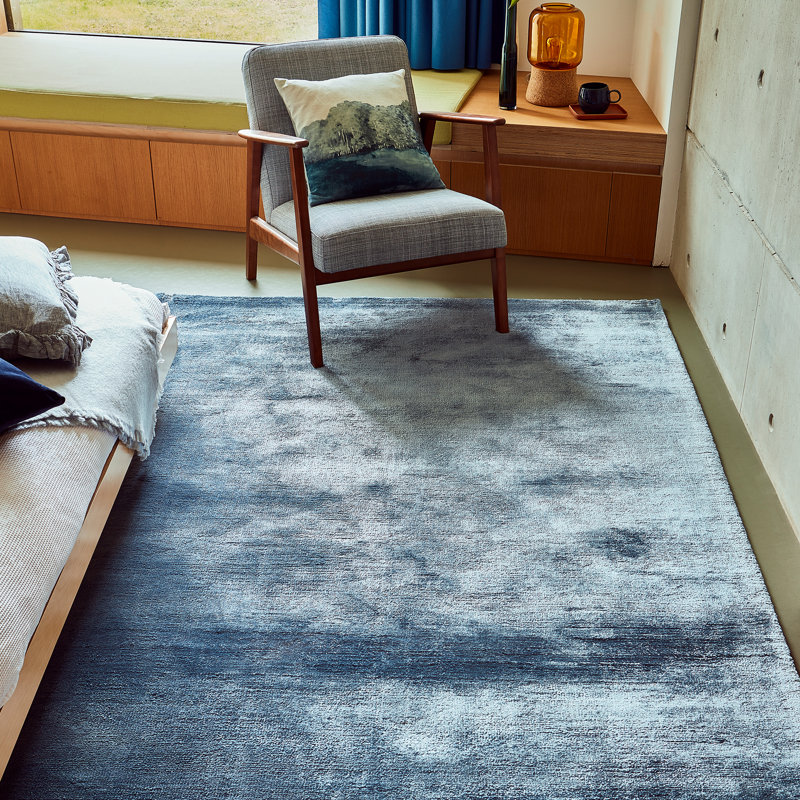 Genevieve Solid Colour Hand Woven Area Rug, Rectangle 160 x 230cm