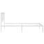 Metal Bed Frame with Headboard White-276808364