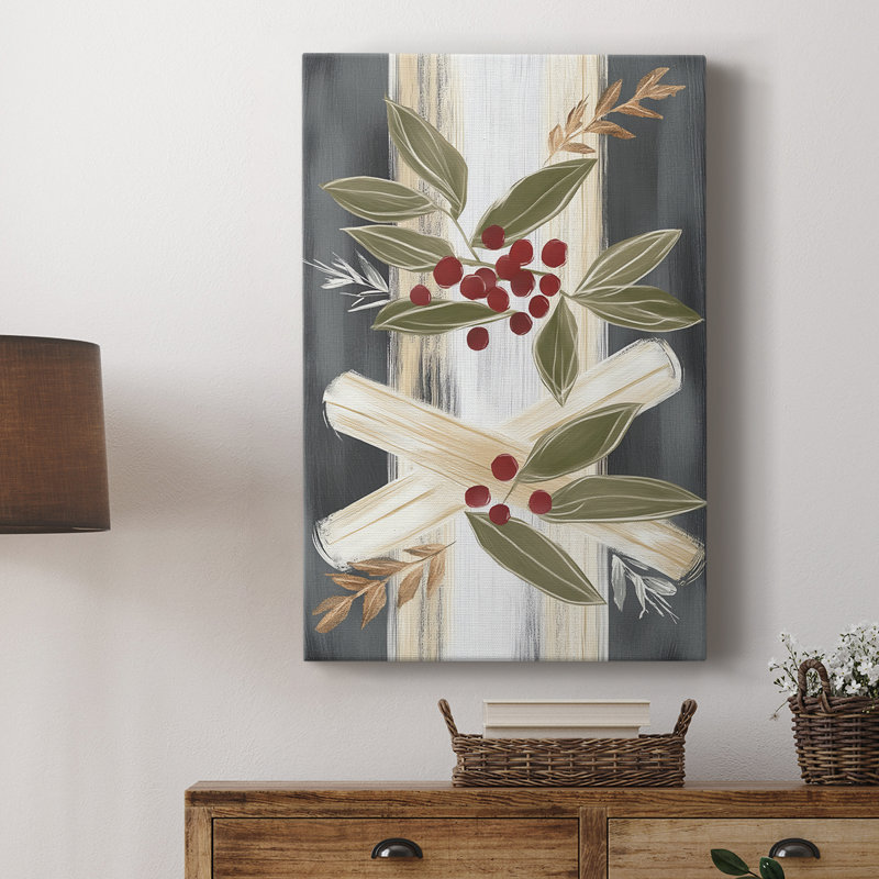 Art de Noël des Fêtes de Noël - galerie Cavas sur mesure, H 48 po x l 32 po