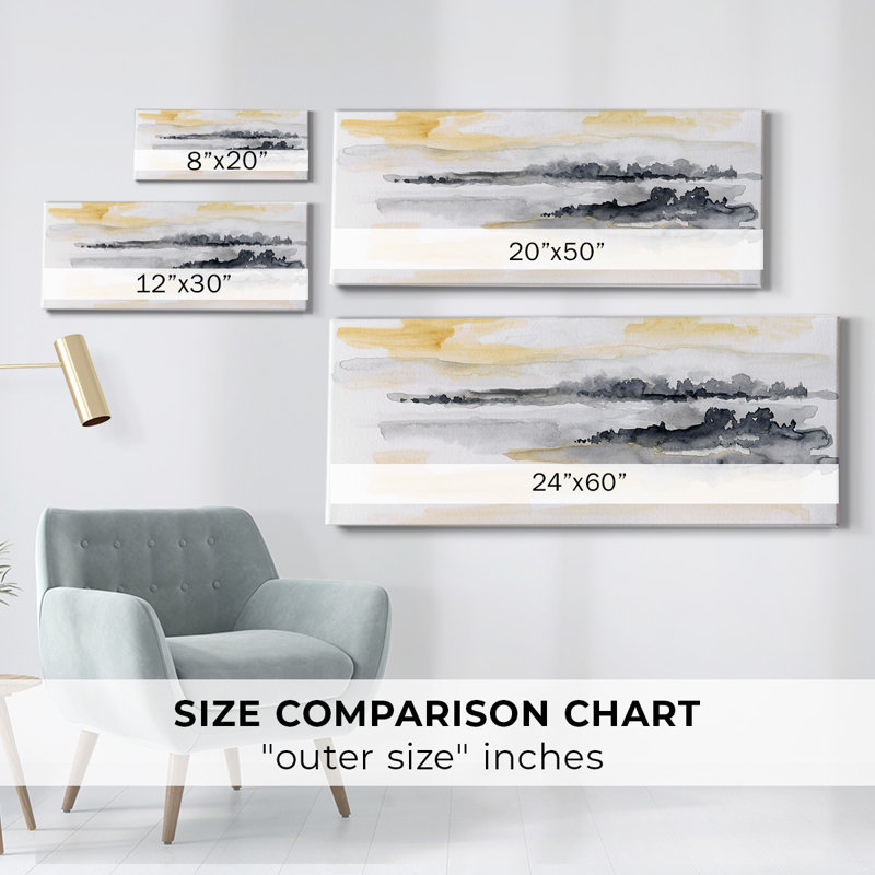 Whispering Wind II-Gallery Wrapped Canvas, 24" H x 60" W x 1.5" D
