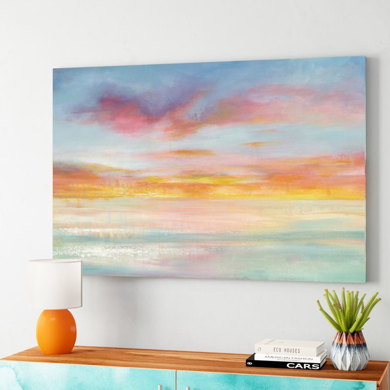 " Pastel Sky " by Danhui Nai, 40" H x 60" W x 1.5" D, Wrapped Canvas, No Frame
