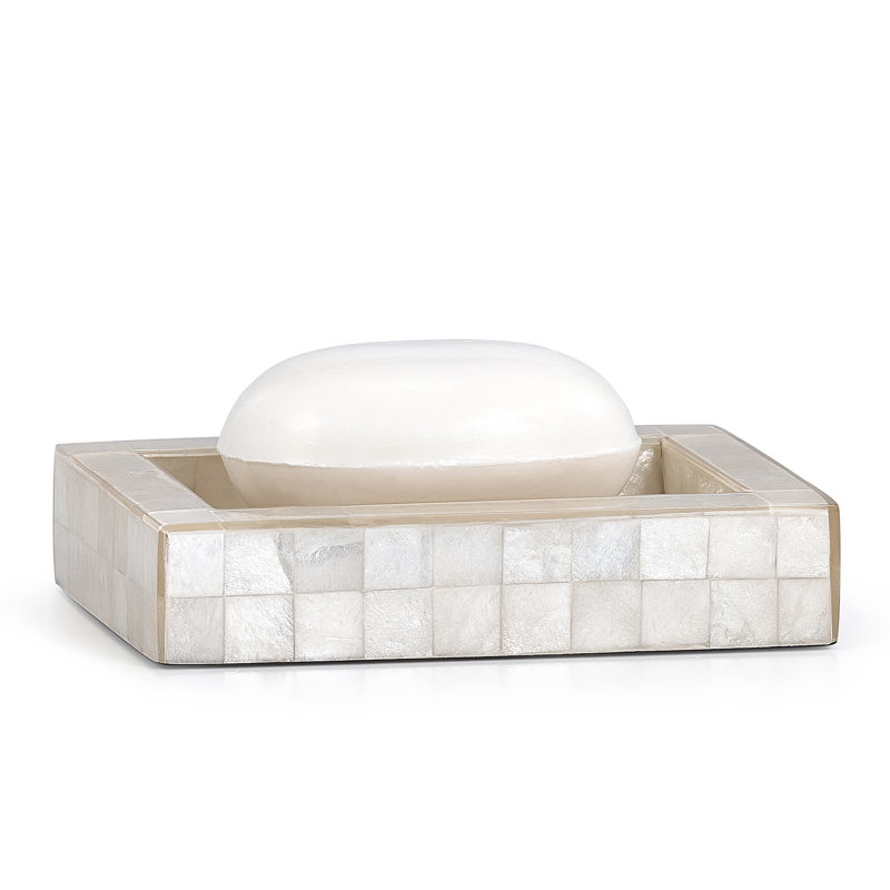 Porte-savon Capiz Blanc