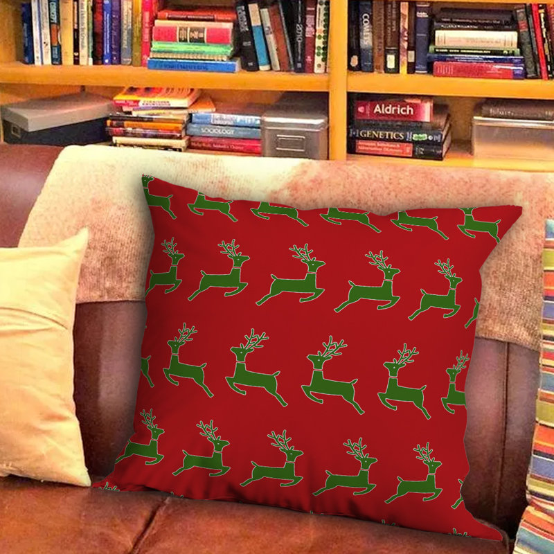 Outdoor Reversible Throw Pillow, 18" x 18"
