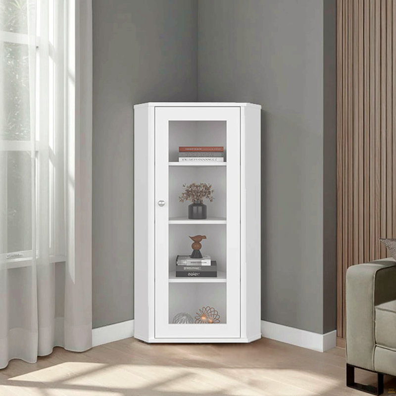 Vitrine avec porte en verre Genova