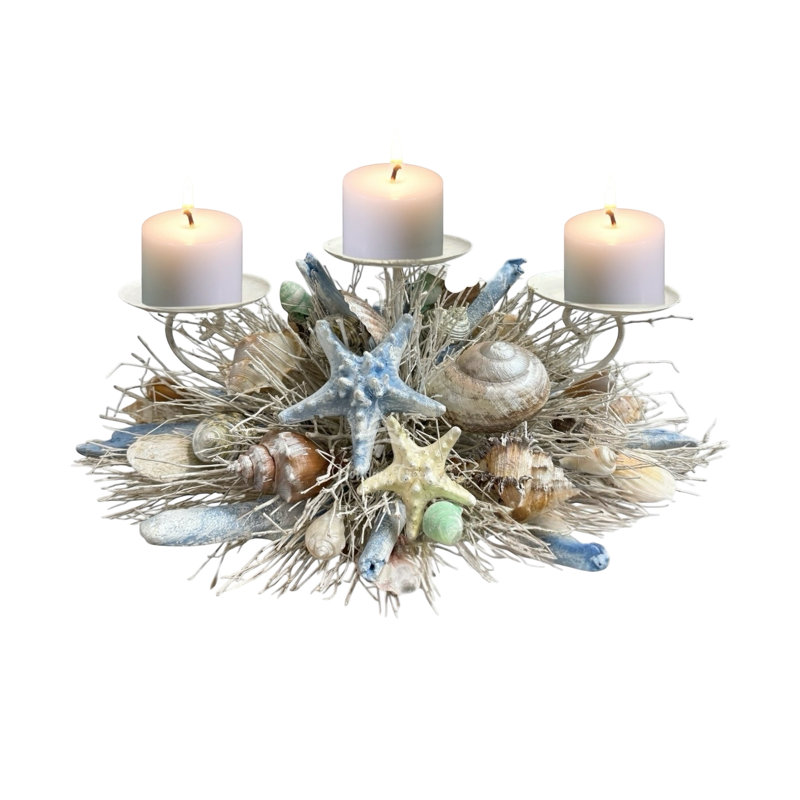 Bougeoir de table Coastal Shell