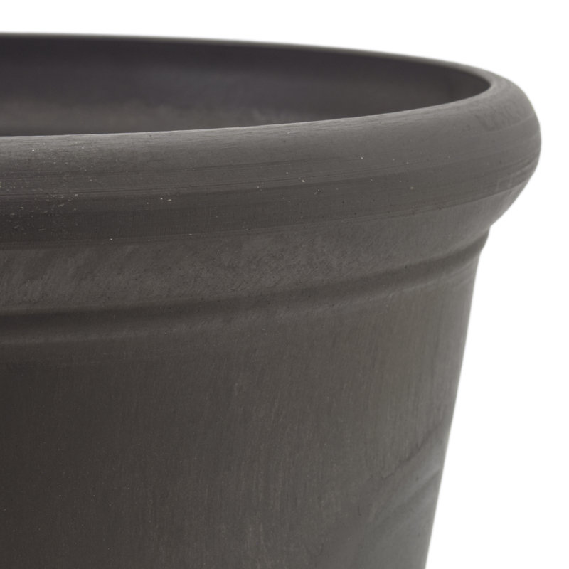 Pot à fleurs en composite Andelarre, Anthracite foncé