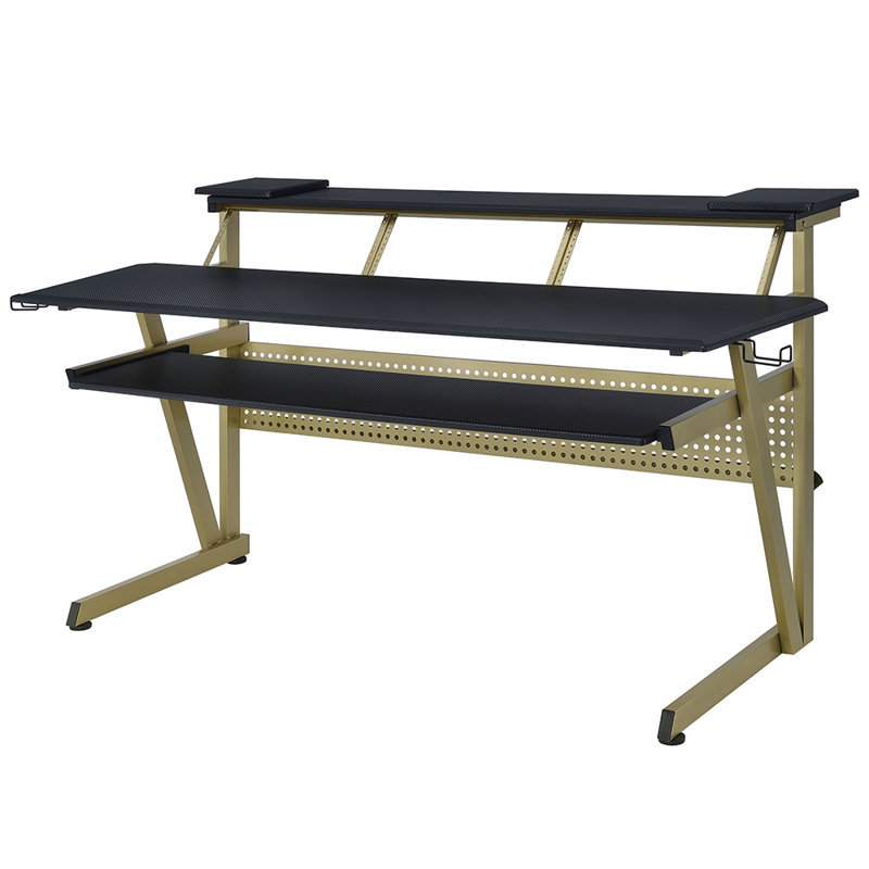 Saida Music Desk, Black/Gold