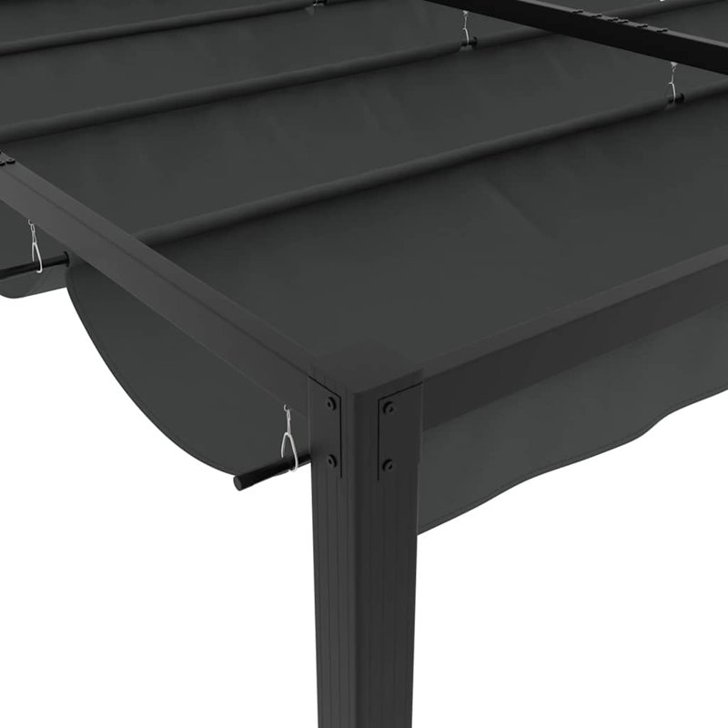 Caidyn Powder Coated Steel Gazebo, Anthracite