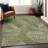 Premium Machine Washable Prisco Olive Rug-1658248008