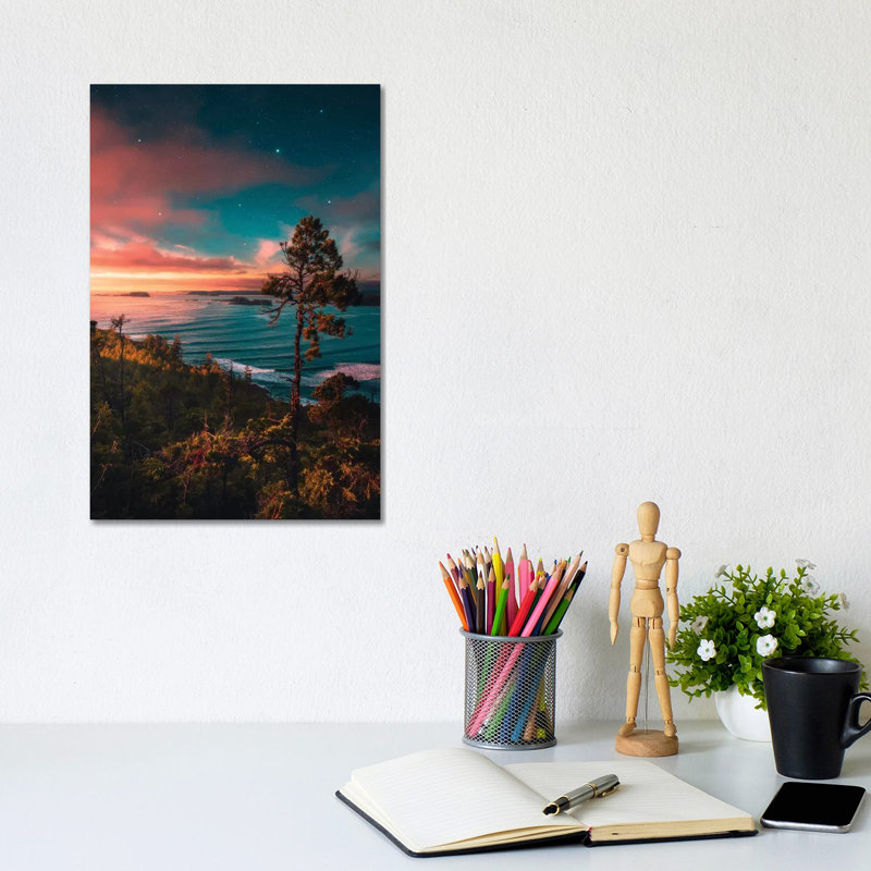 A Collision Of Colours - Wrapped Canvas Print, 20.32 cm H x 30.48 cm W