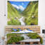 Paysage, rivière, tapisserie du Caucase-28487510