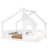 Full House Floor Bed With Window And A Small Shelf, Solid Wood Floor Bed With House-Shaped Roof-1536998576-1536998588