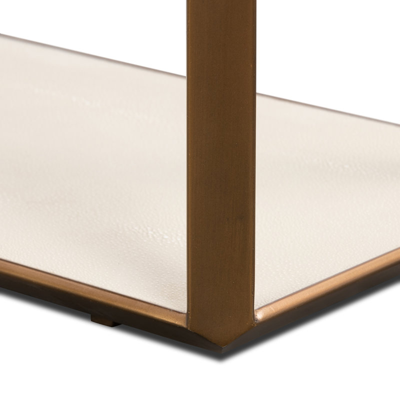 Allal 120cm Glass Top Console Table