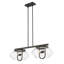 Luminaire suspendu linéaire pour îlot de cuisine 4 lumières Mathes-80587306