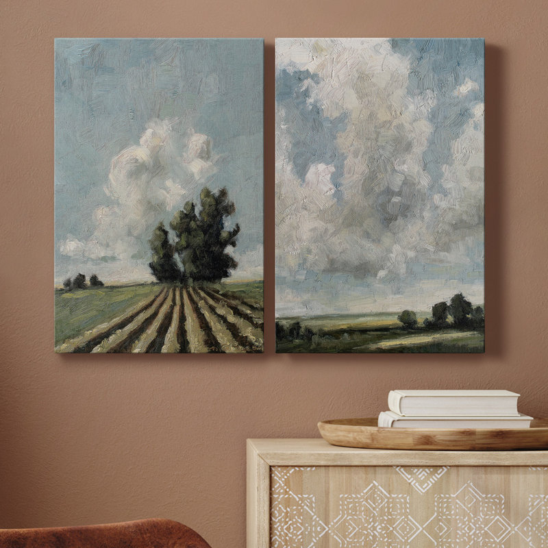 Toile tendue avec châssis Copse Of Trees - prêt à accrocher, H 12 po x l 8 po x P 1 po