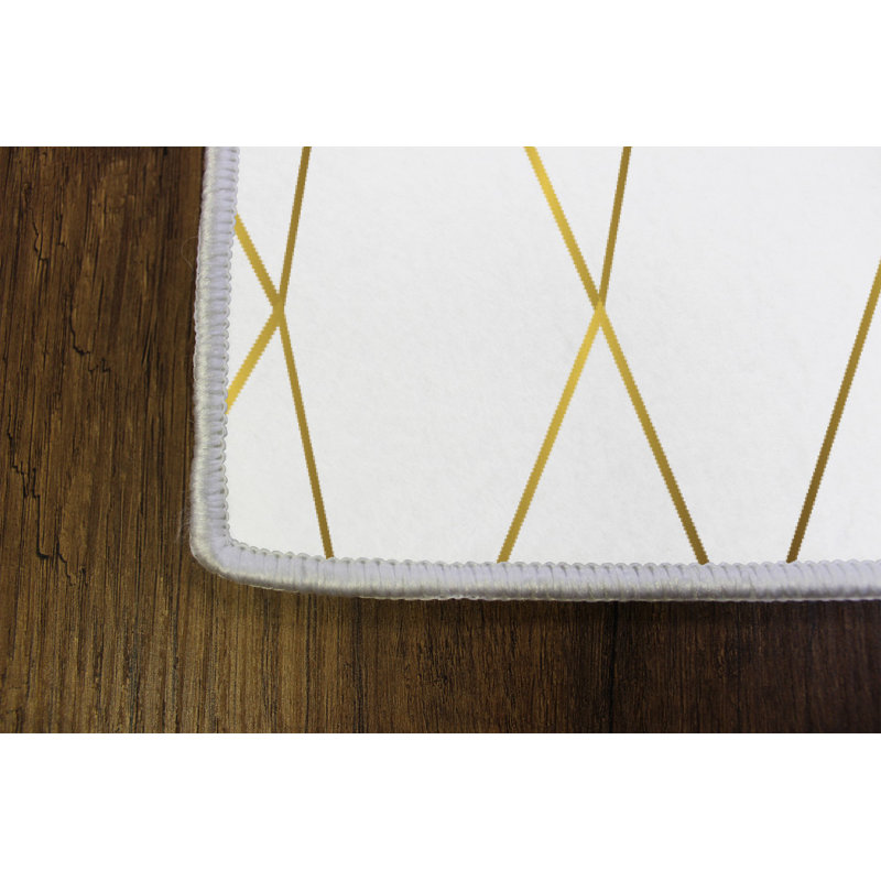 Premium Hall Carpet (3.3 x 6.6 ft), 100% Polyester, 0.4 in Pile Height | Antibacterial, Non-Slip PVC Dot Underside | Machine Washable, 3D Digital Printing | Ideal for Living Room, Bedroom, and Entryway Decor