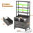 61.4" Tall Storage Bookcase with Drawers, Lock and  Charging Station-404290770