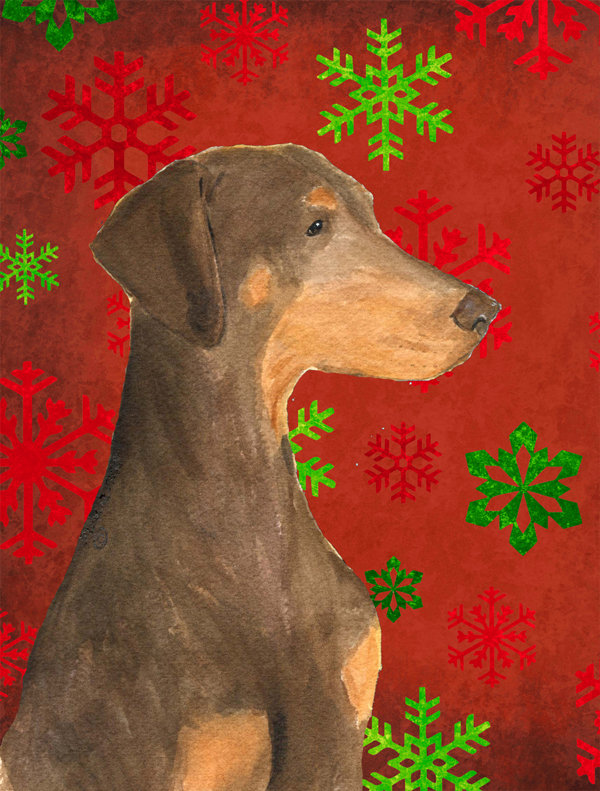 Drapeau rouge et vert Vart, Doberman 4