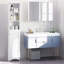 Armoire de rangement haute pour salle de bain / tour à linge autoportante