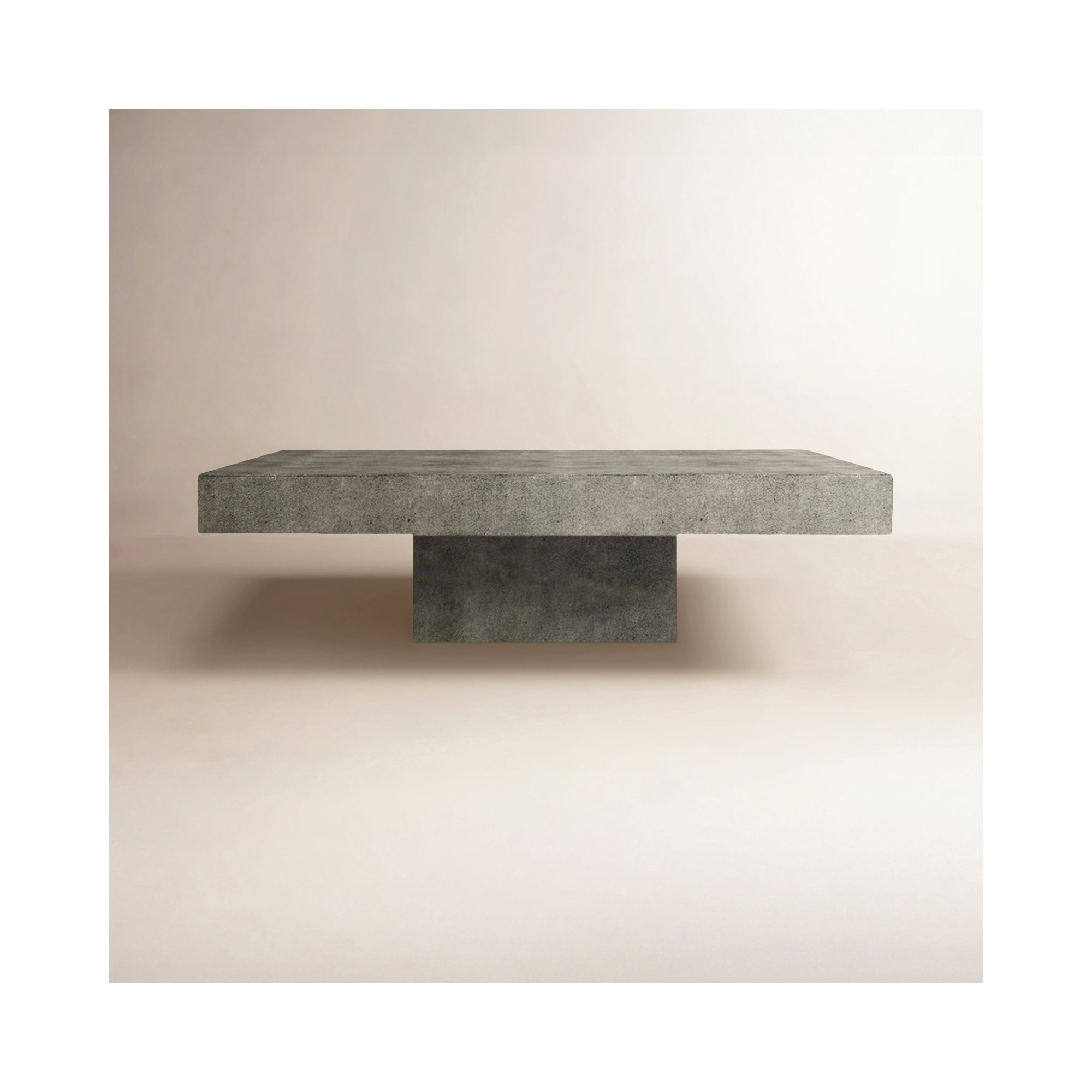 Dove Pedestal Coffee Table