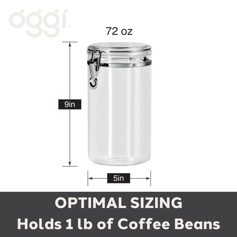 Pot à pâtes OGGI Fresh Clear (H 12 po, 58 oz), H 9 po x l 5 po x P 5 po