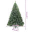  Artificial Christmas Tree with 300 LEDs Green PE and PVC-932848617-932848595