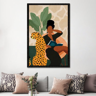 Stay Home No. 1 by Domonique Brown - Print on Canvas