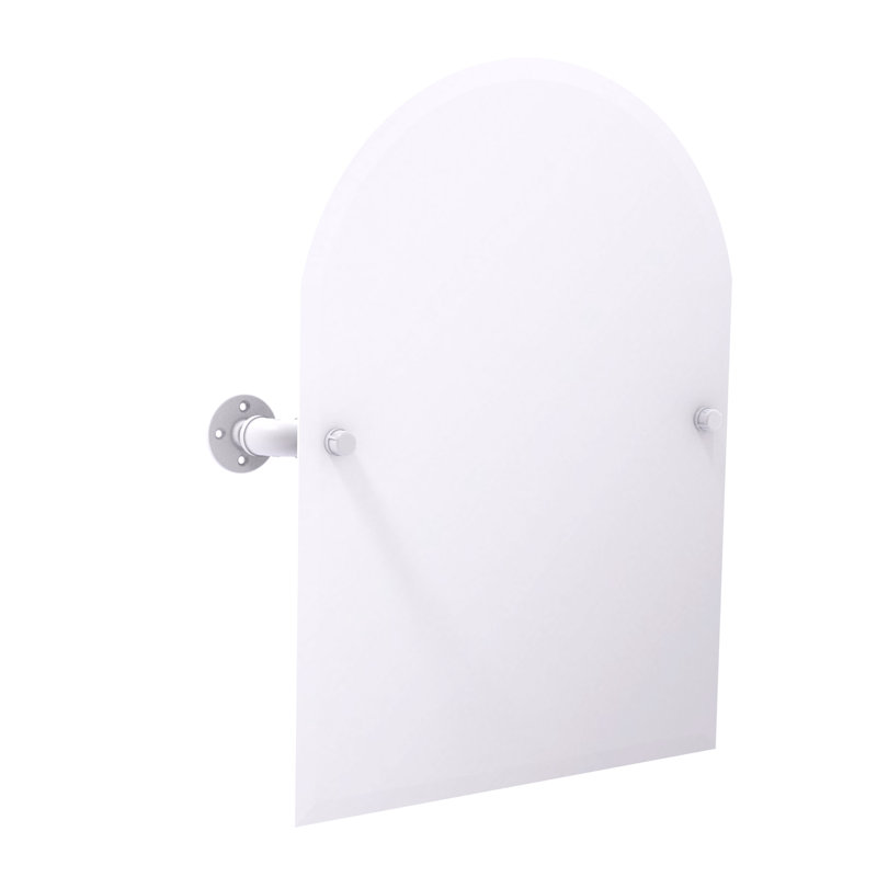 Bayer Flat Wall Mirror, Matte White