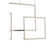 Arvids 3-Light Square/Rectangle Geometric Pendant