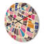 Horloge murale abstraite à motif géométrique I-63892434
