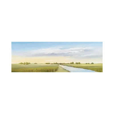 Lowlands I by Hans Paus - Wrapped Canvas Panoramic Painting